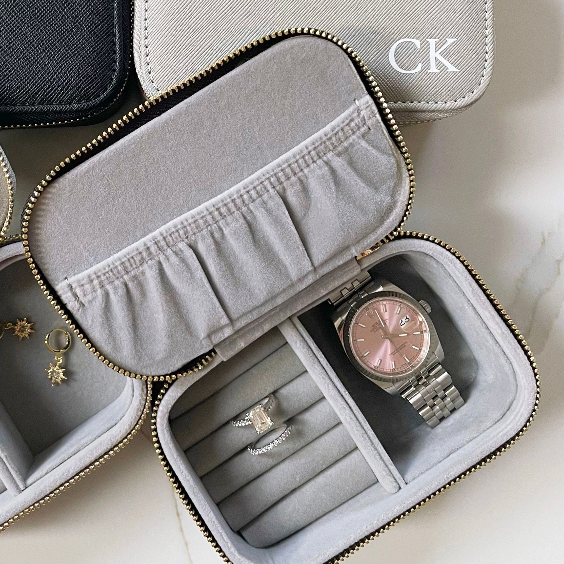 Set of Personalised Jewellery Boxes