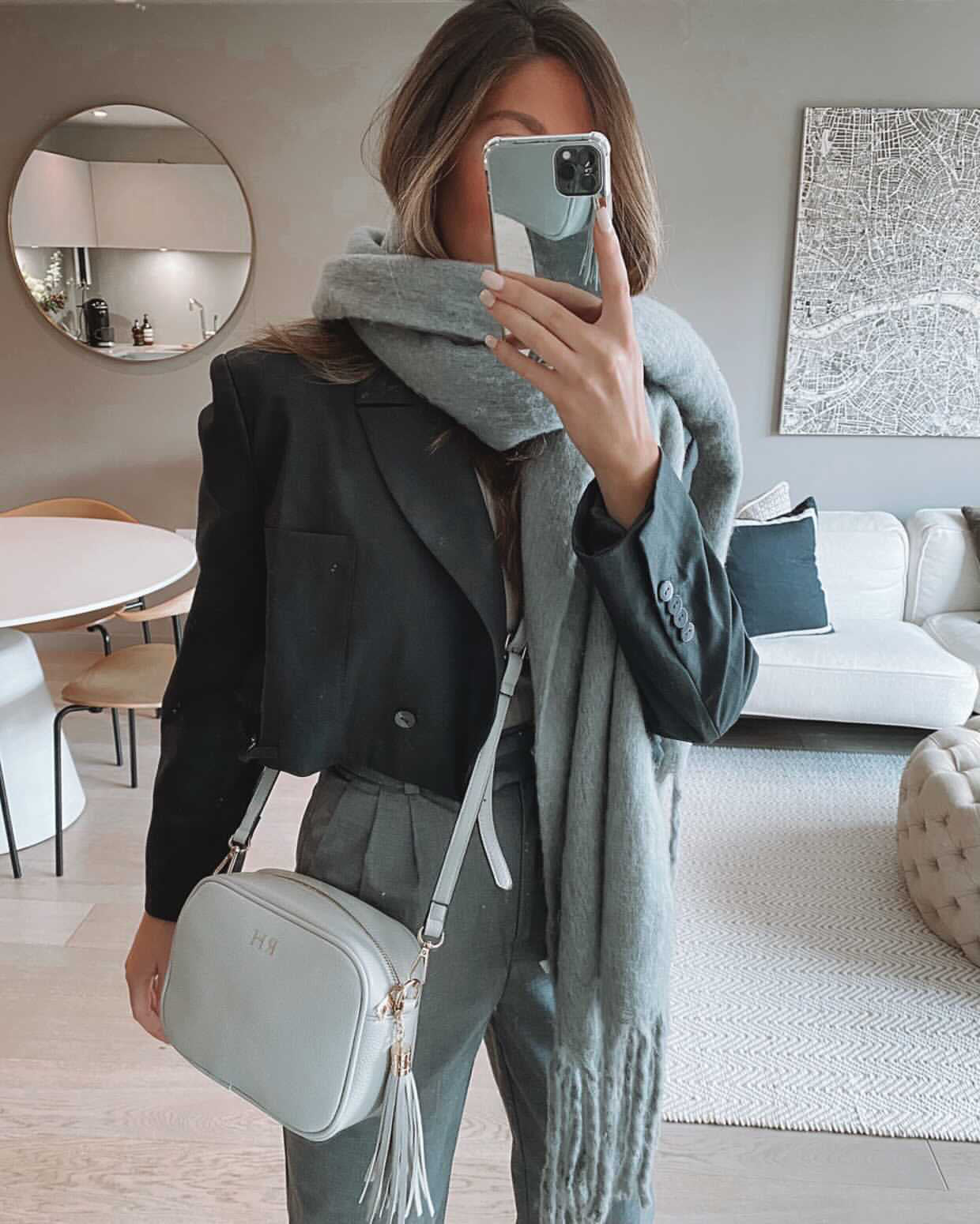 Personalised Crossbody Camera Bag With Tassel