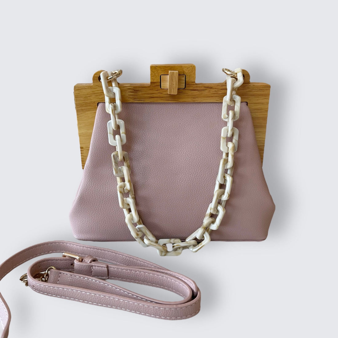 pink crossbody bag