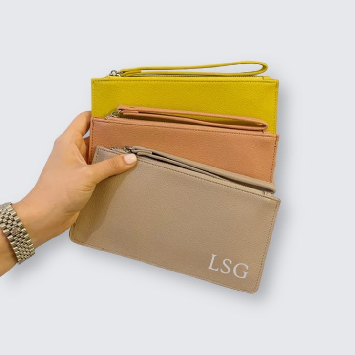 Personalised Clutch Card Wallet & Wristlet
