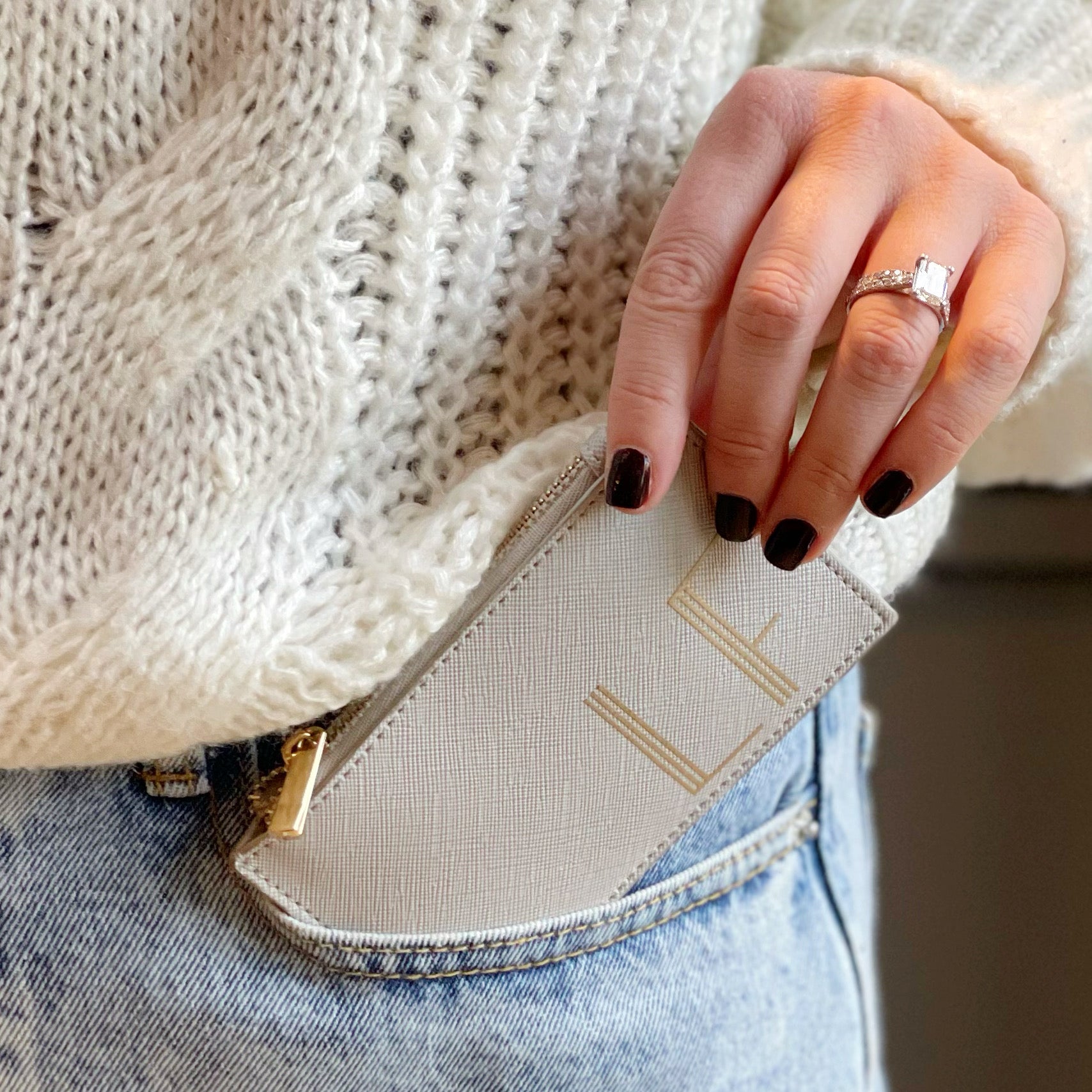 Personalised Leather Card Holder