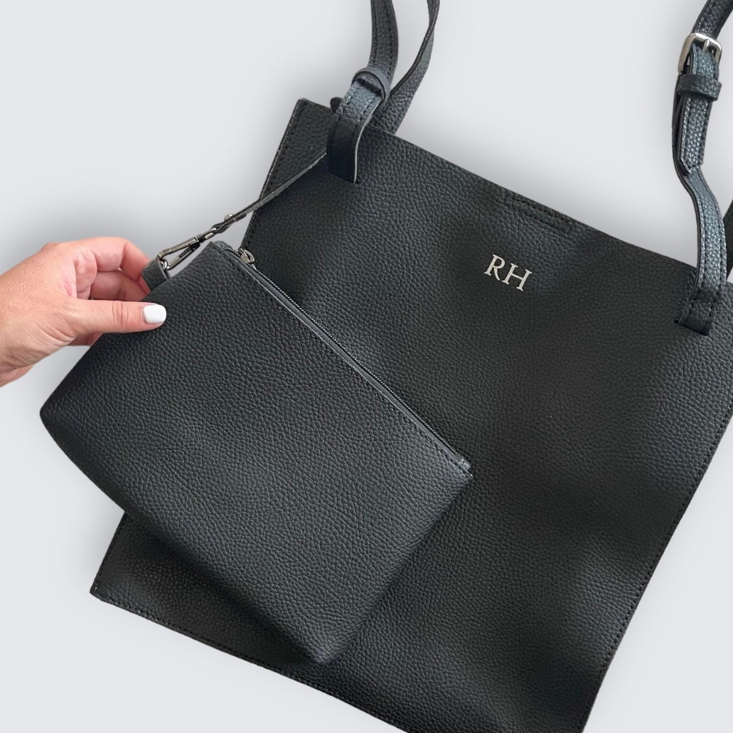 Personalised Tote Bag With Removable Pouch