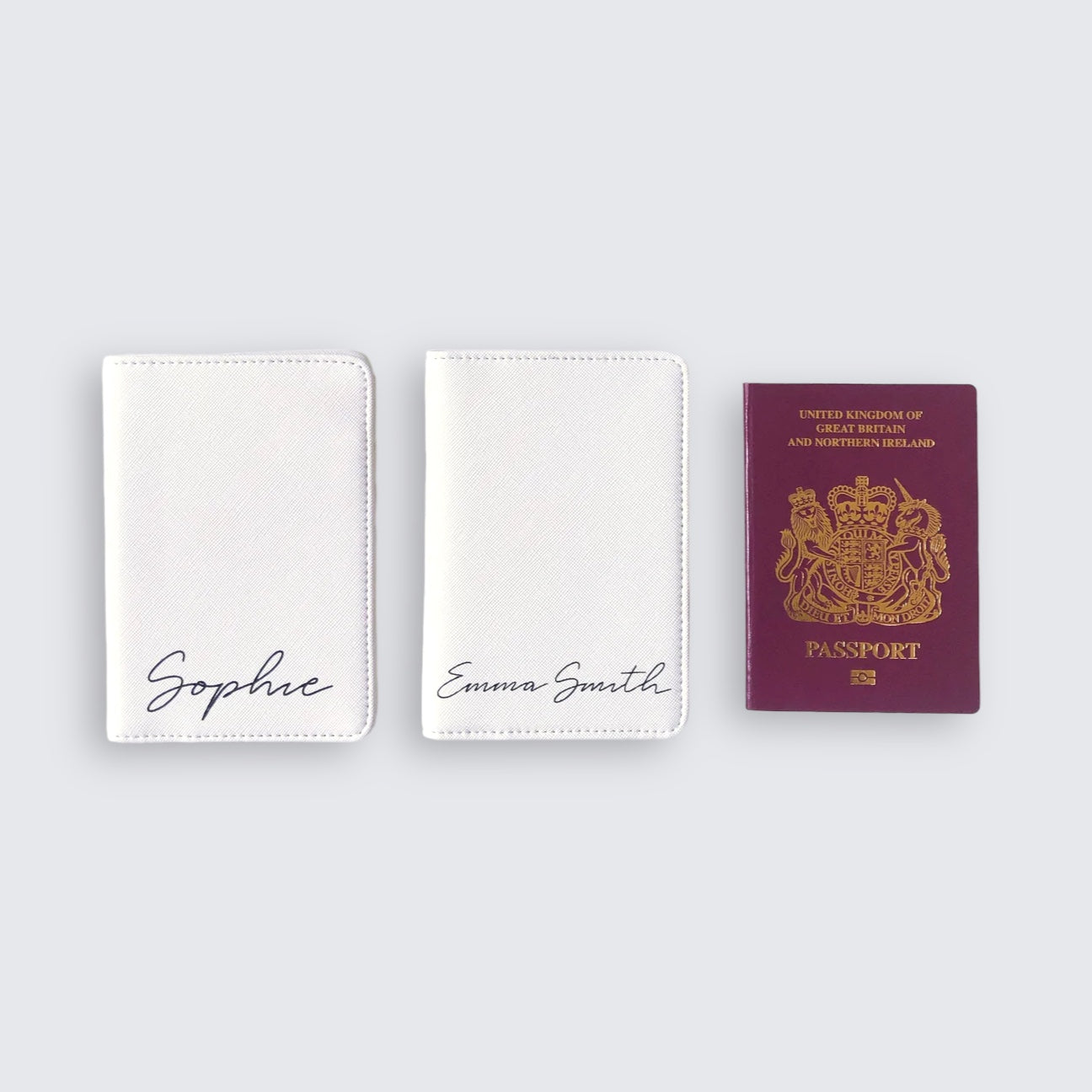 Personalised Pink or White Travel Set