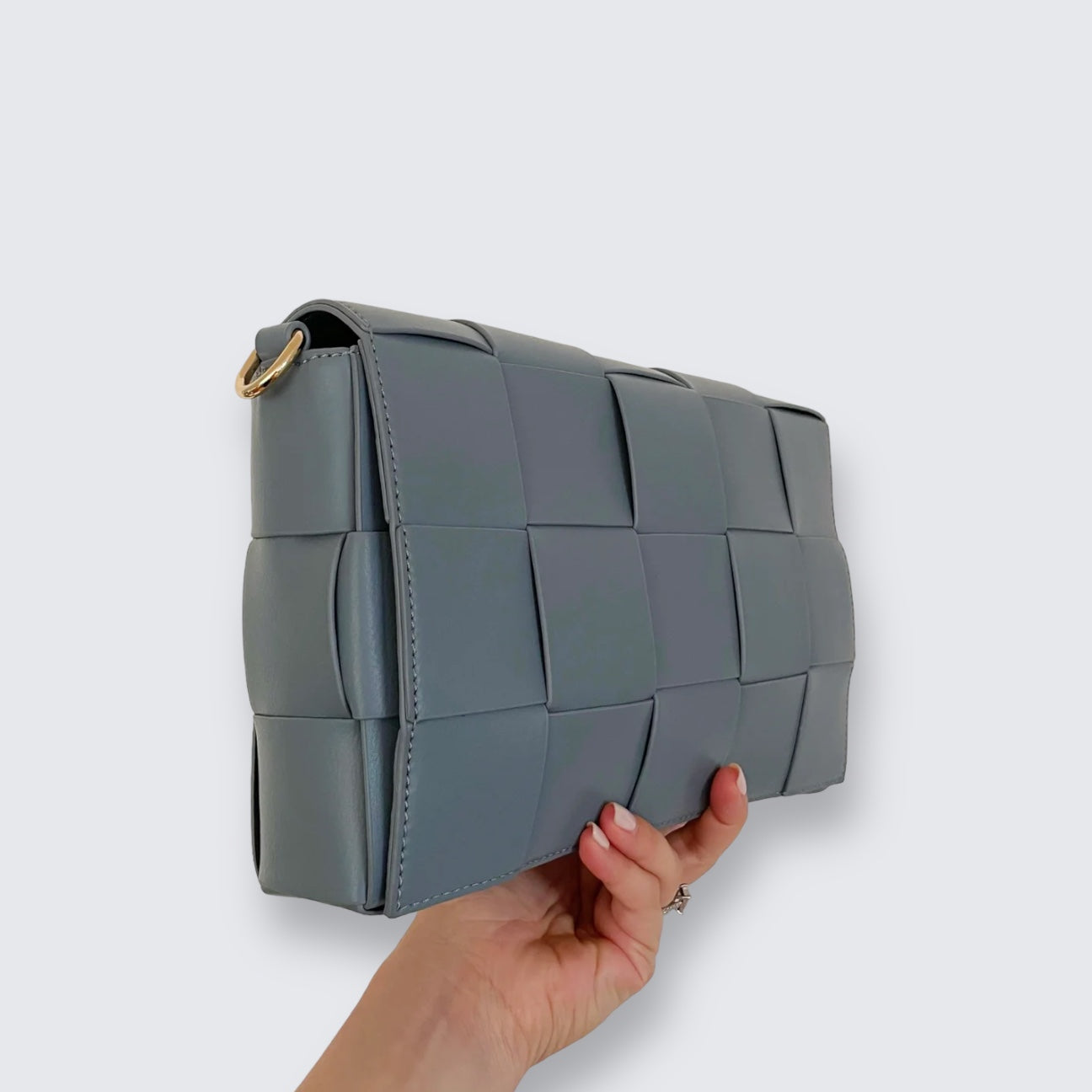 Personalised Woven Crossbody Bag With Removable Strap