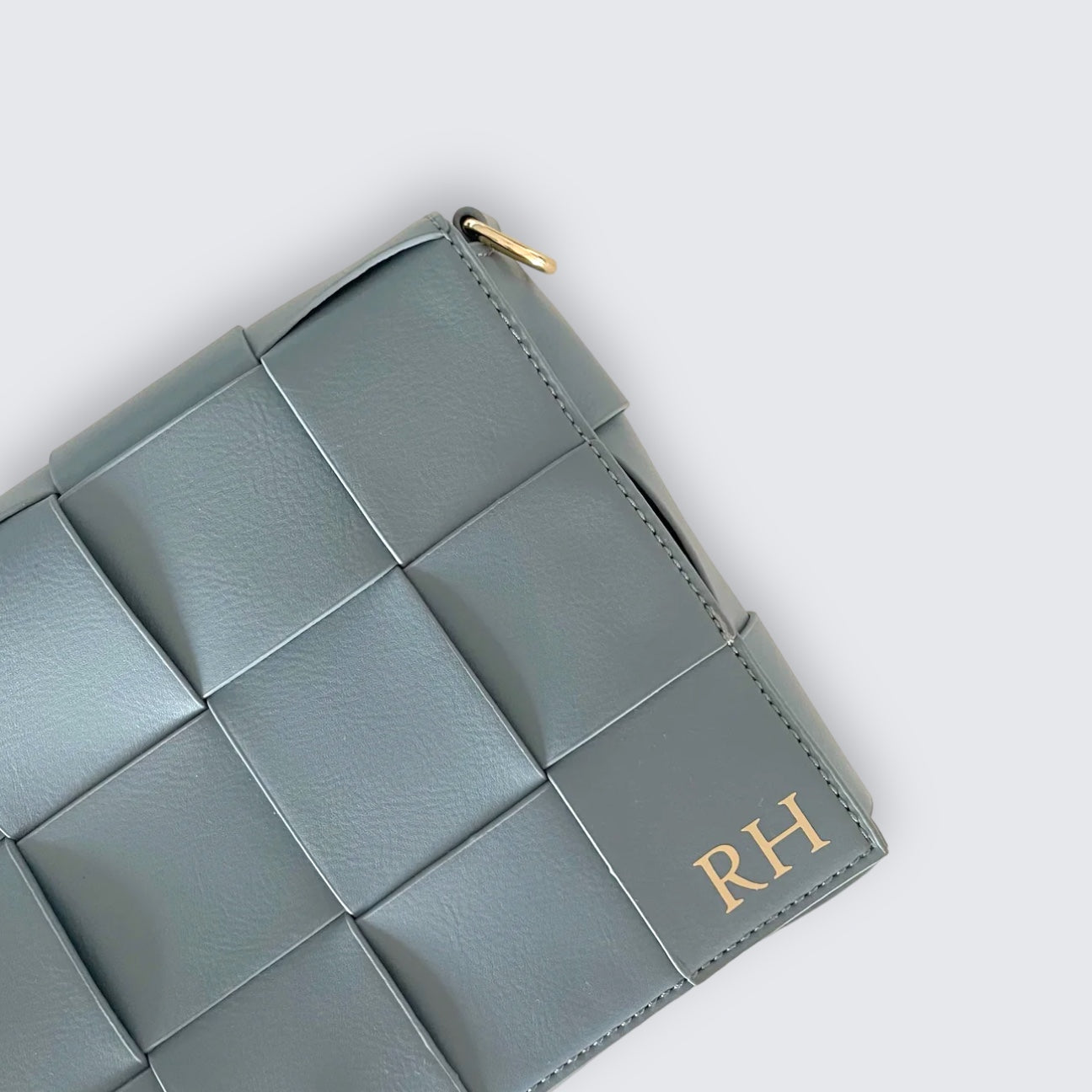 Personalised Woven Crossbody Bag With Removable Strap