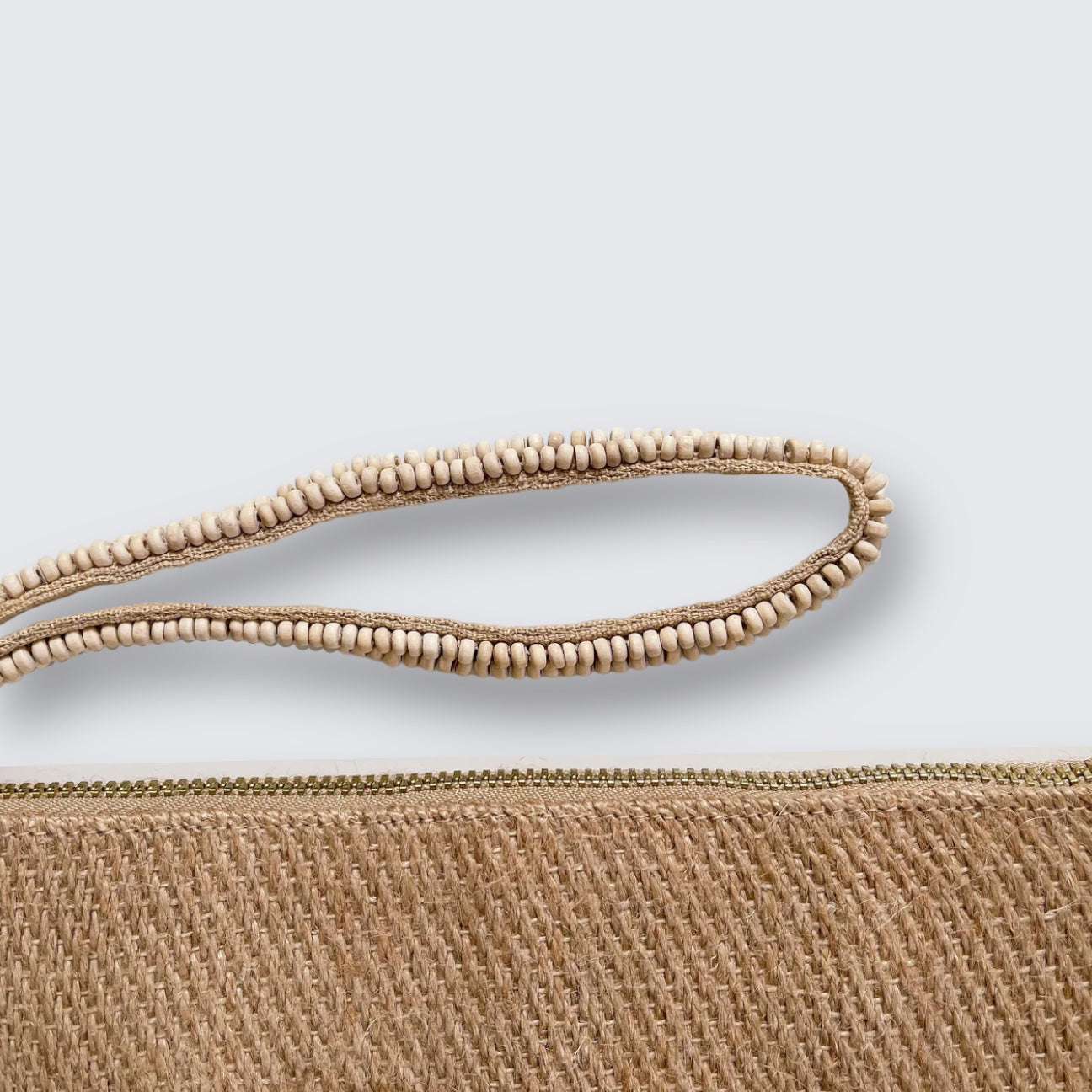 Hand Beaded Mrs Wristlet Clutch