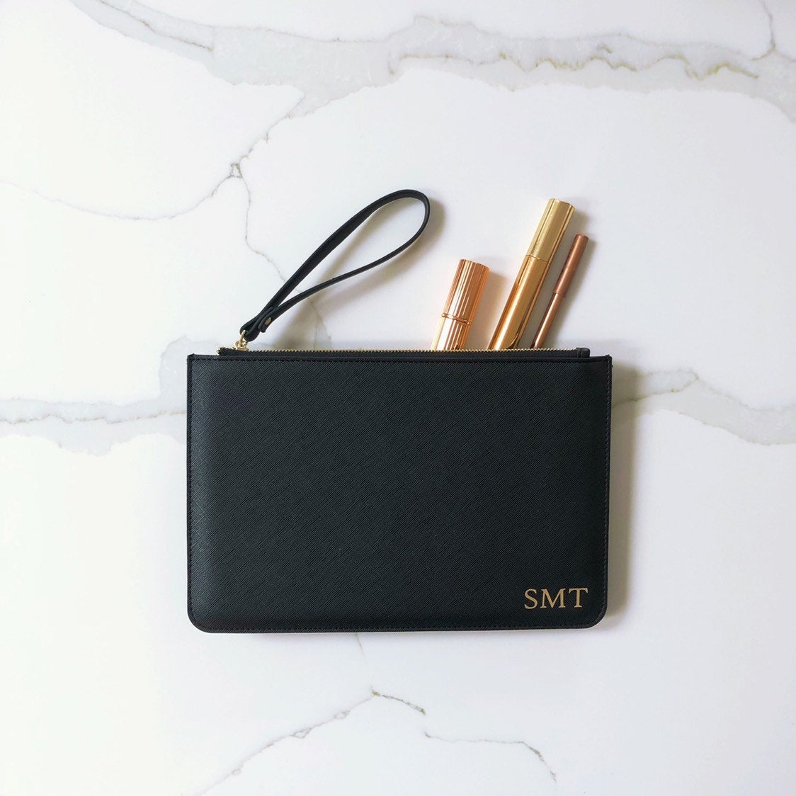 Personalised Wristlet Clutch Bag