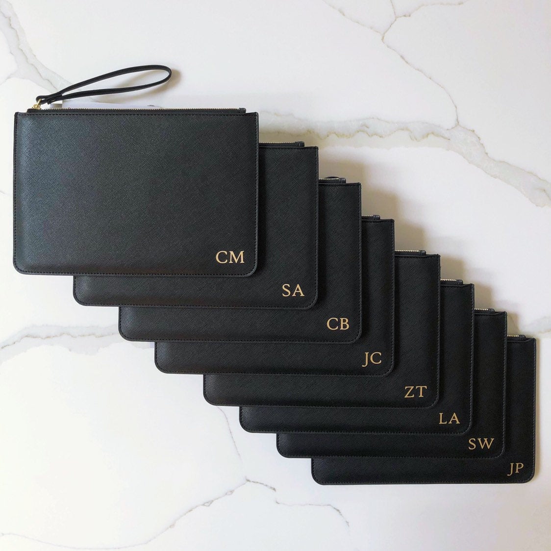 Personalised Wristlet Clutch Bag