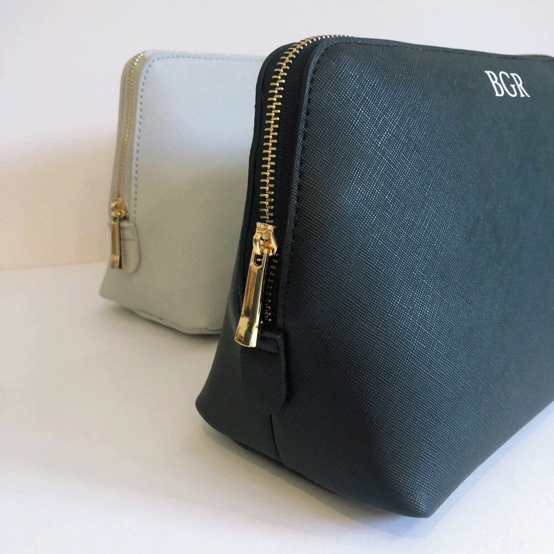 Personalised Makeup Bag With Roman Initials