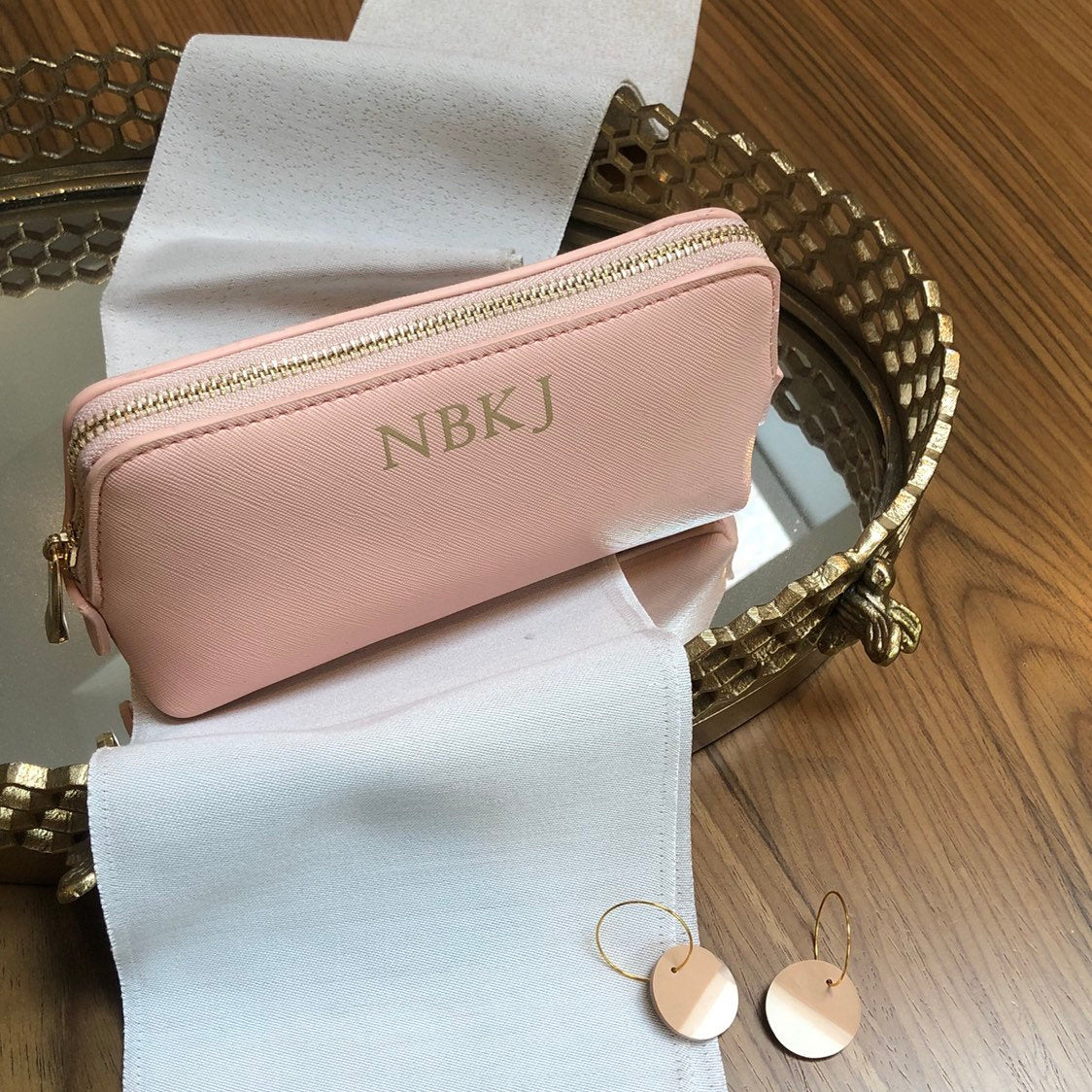 Personalised Luxury Makeup Bag Set