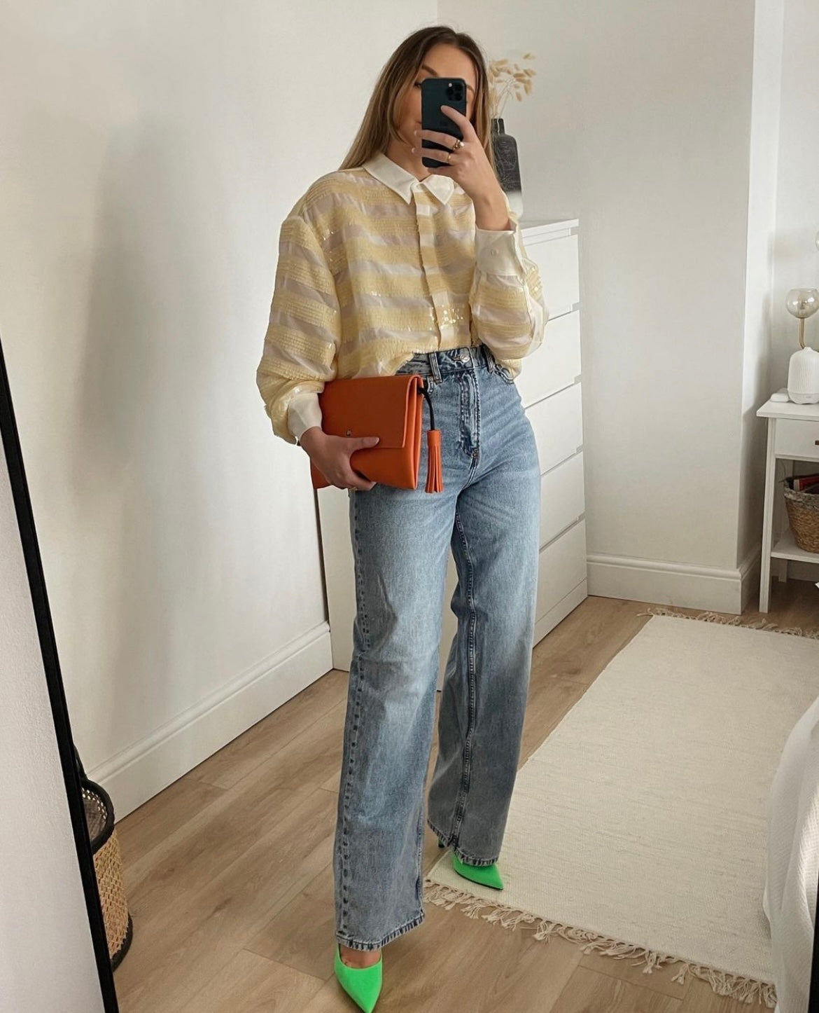 Personalised Cross Body Clutch Bag With Tassel