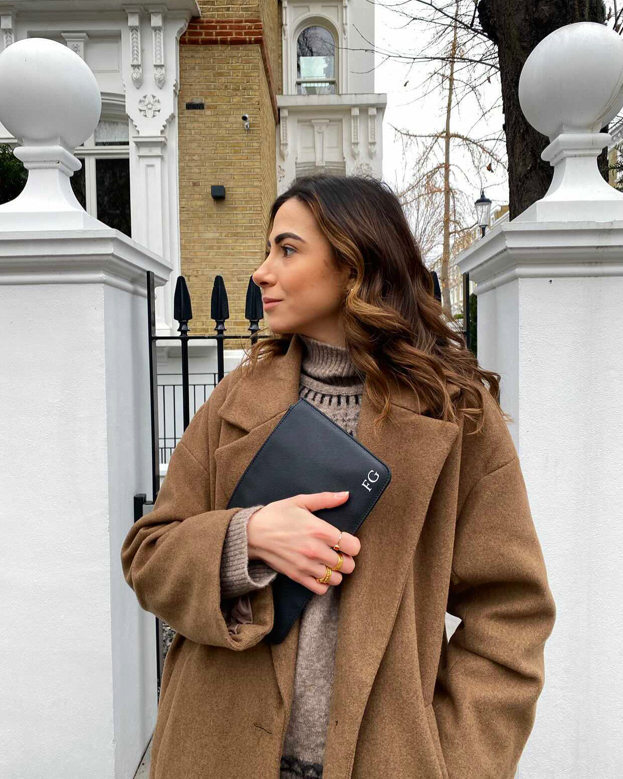 Personalised Wristlet Clutch Bag